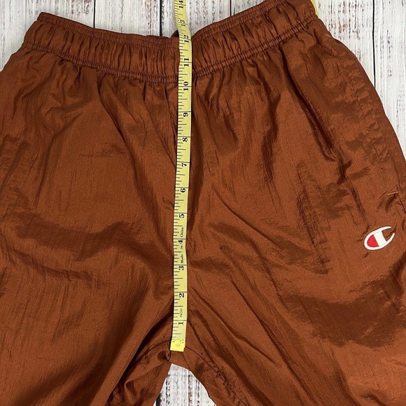 Vintage Champion Joggers Tracksuit Sweatpants Mens S Small Side Zipper Rust/Pink - Picture 7 of 12